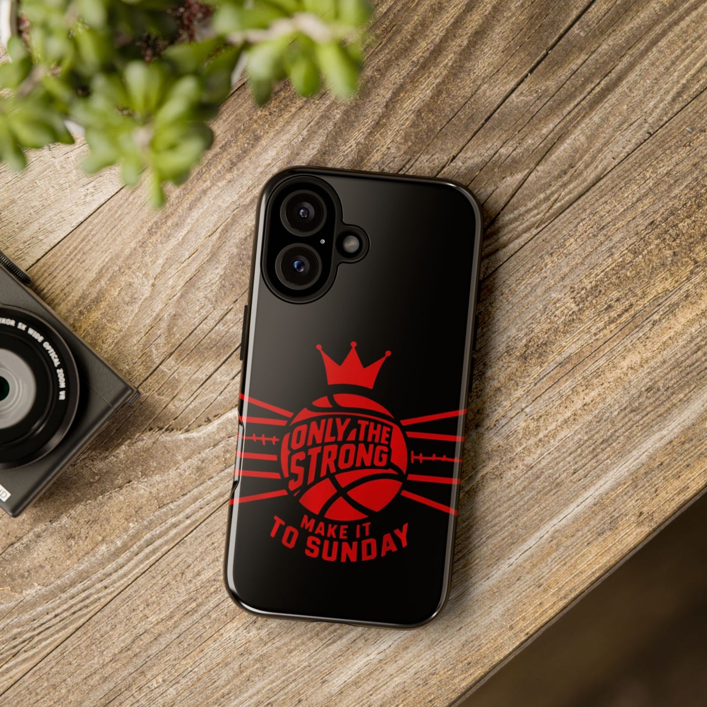 Only the Strong Make it to Sunday (black) - Tough Case