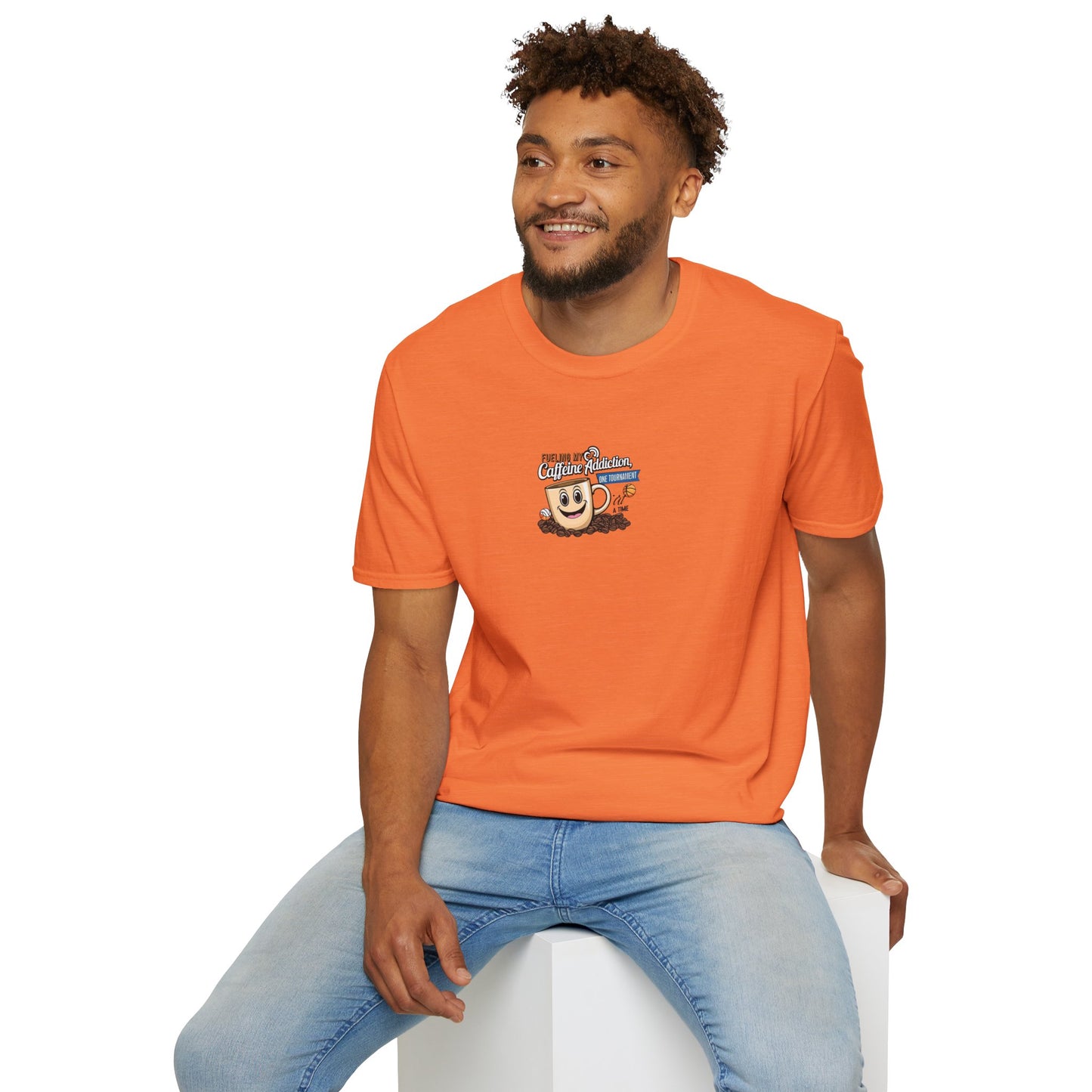 Fueling My Caffeine Addiction One Tourney at a Time - Softstyle Tee