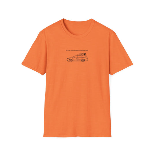 All the Travel Sports, All Weekend Long (Van) - Softstyle Tee