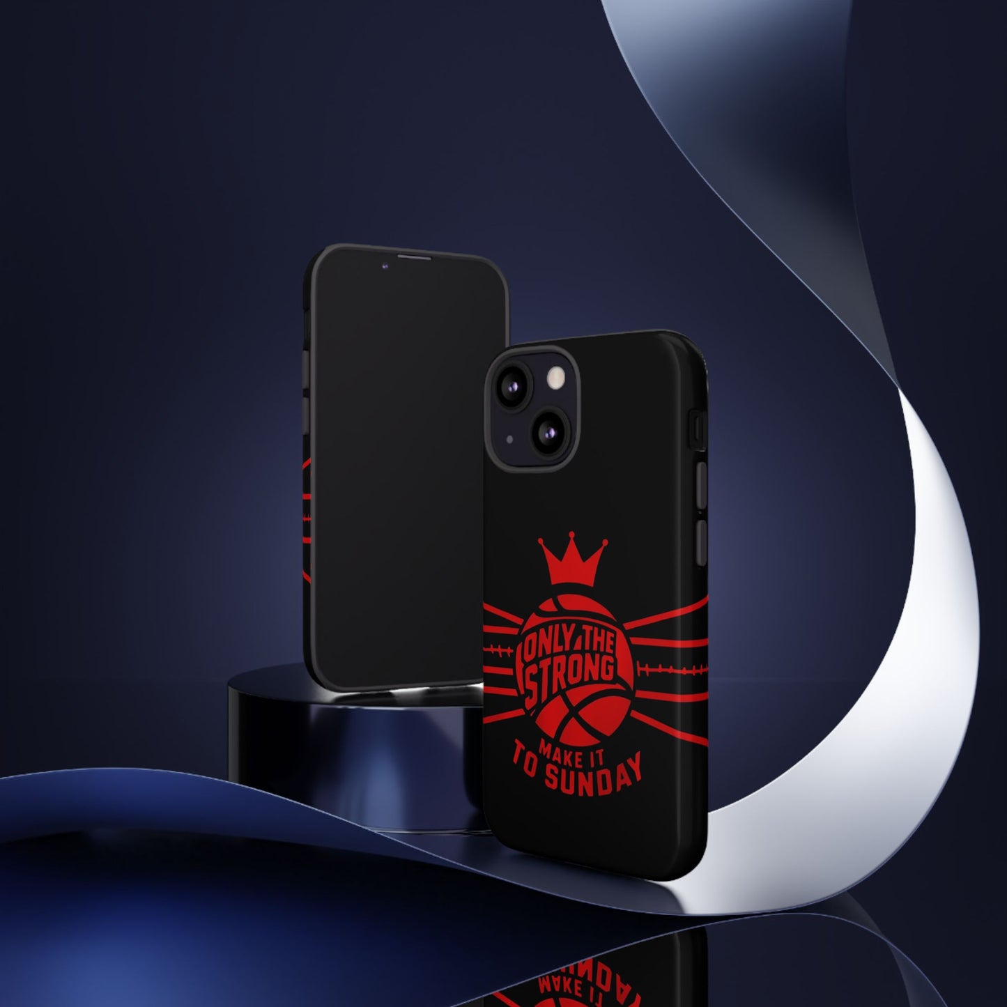 Only the Strong Make it to Sunday (black) - Tough Case