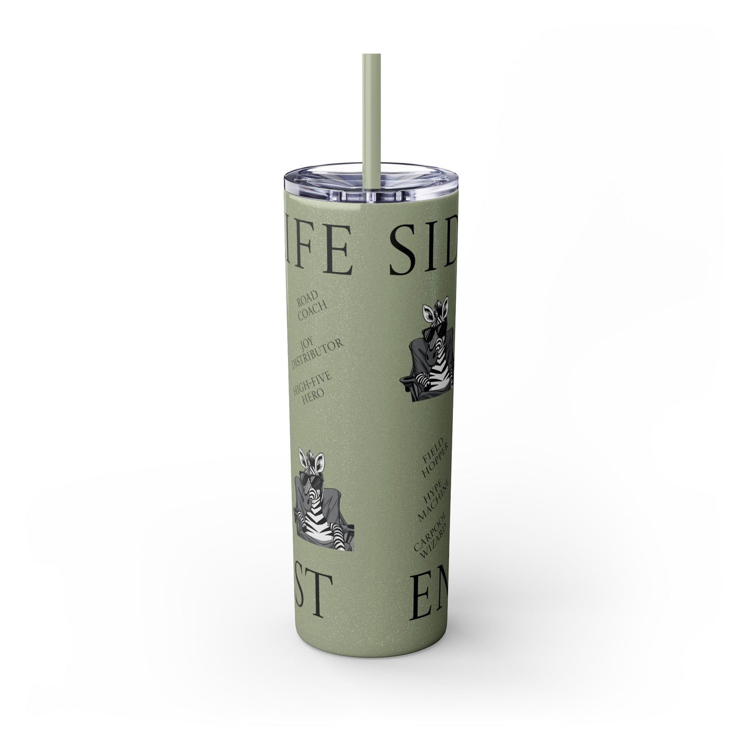 Sideline Life - 20oz Skinny Tumbler with Straw