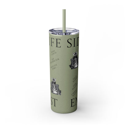 Sideline Life - 20oz Skinny Tumbler with Straw