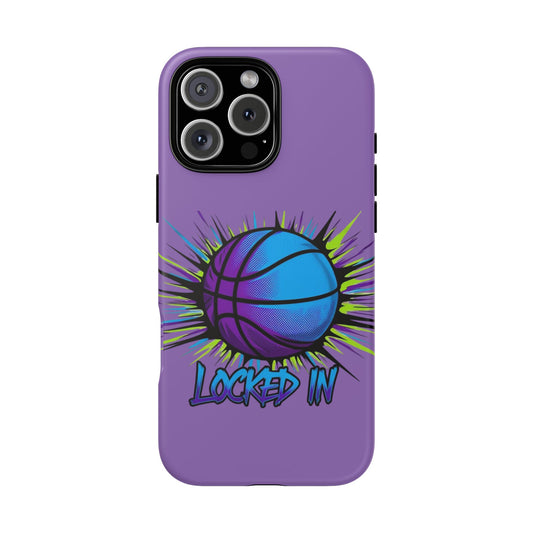 Locked In (light purple) - Tough Case