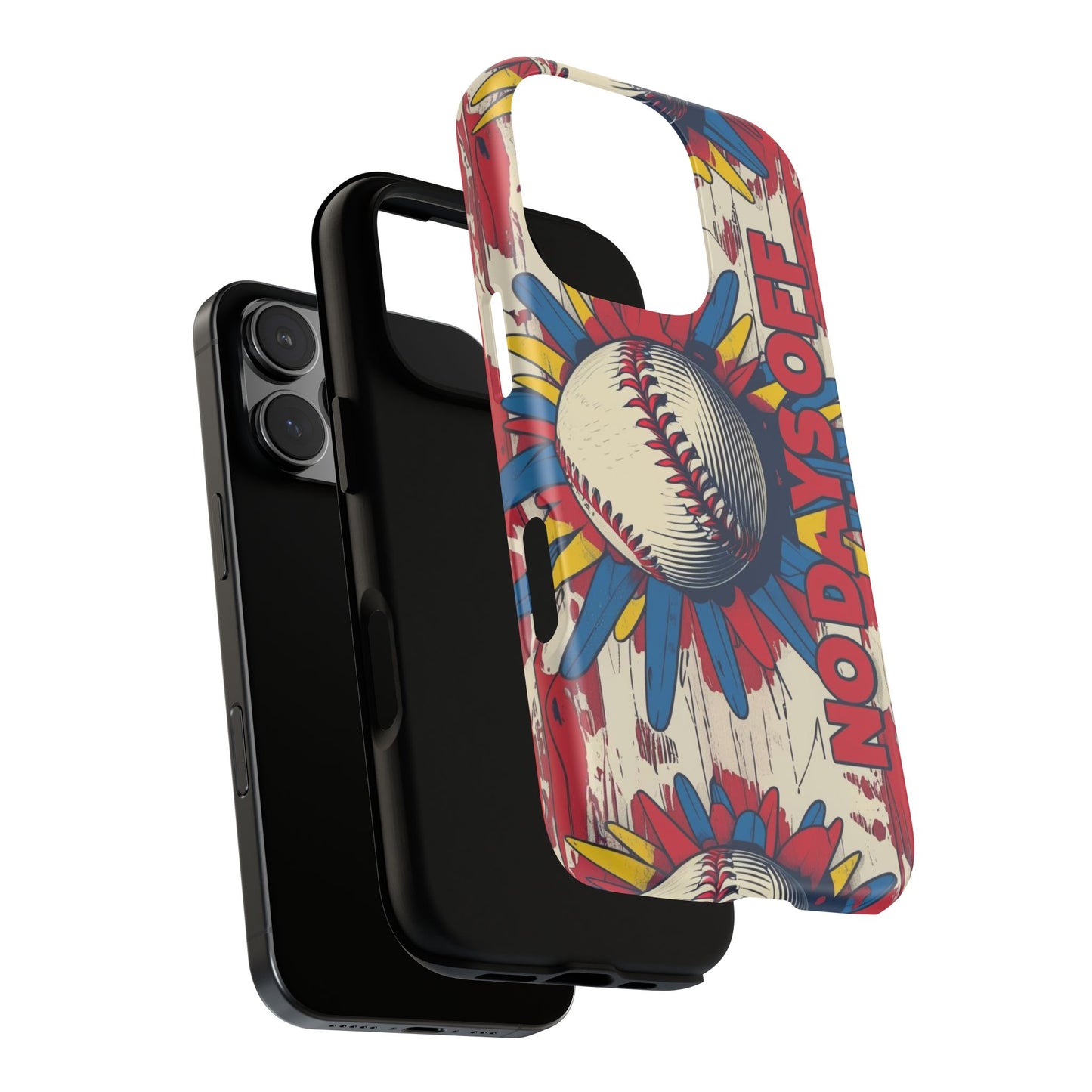 No Days Off Baseball V2- Tough Case