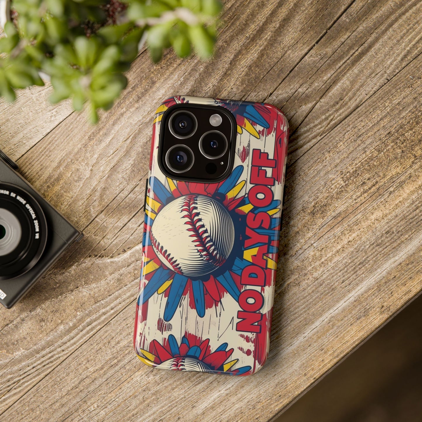 No Days Off Baseball V2- Tough Case