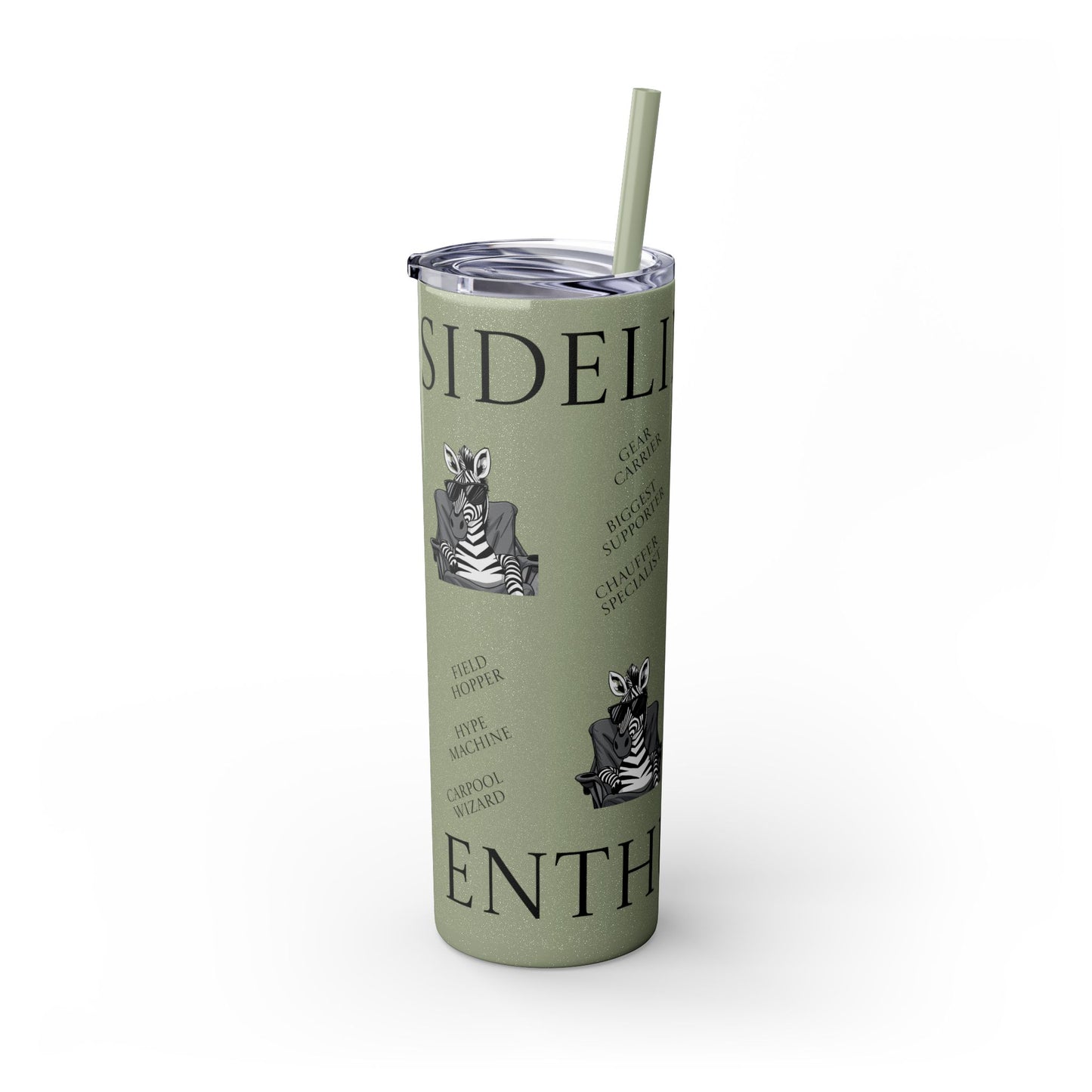 Sideline Life - 20oz Skinny Tumbler with Straw