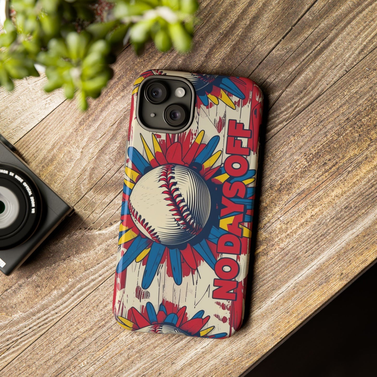 No Days Off Baseball V2- Tough Case